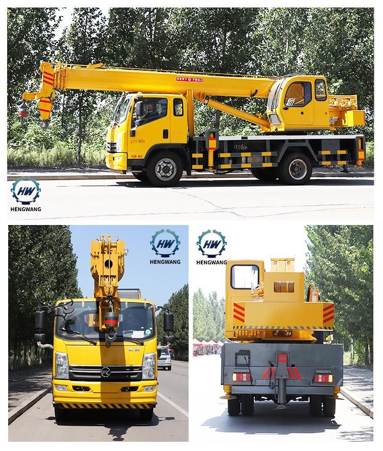 Self Contained Truck Crane Mobile Truck Crane Hydraulic Hoist Crane 12 Tons