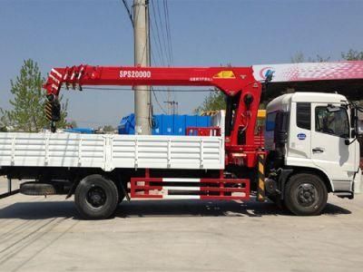 Dongfeng 180HP LHD/Rhd 5t Telescopic Boom with Cargo Truck Crane