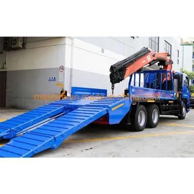 HOWO 10t Knuckle Boom Crane Hydraulic Ladder for Cargo Truck
