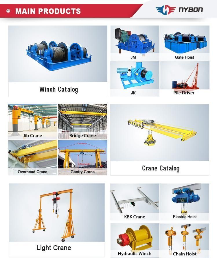 Electric Hoist Type Single Girder Gantry Crane with Two Years Spare Parts