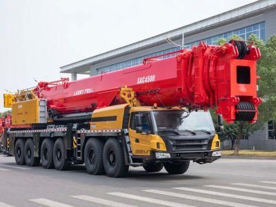 All Wheel Driving 450 Ton All Terrain Crane Sac4500 with CE Certificate