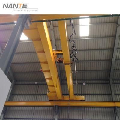 DIN Standard Double Girder Overhead Crane with Electric Open Winch