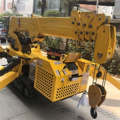 8 Ton Narrow Space Construction Lifter Equipment Mini Spider Crane