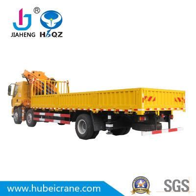 China HOWO Truck 6X4 20ton HBQZ folding knuckle boom truck mounted crane manufacturer price (SQ400ZB6)