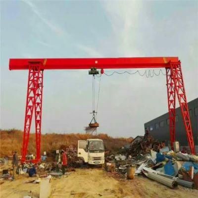 Single Girder Gantry Crane with Wire Rope Electric Hoist