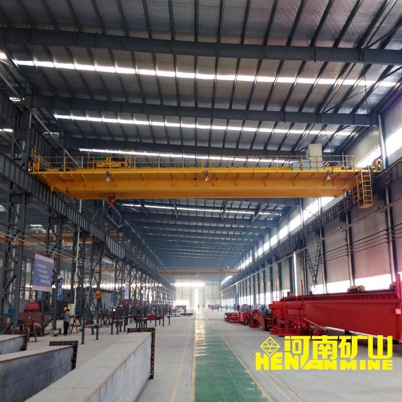 400t/80t Heavy Capacity Double Girder Hook Winch Overhead Bridge Crane