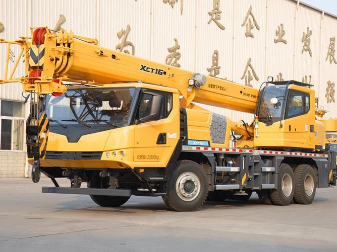 China Mini 16 Ton Mobile Crane Telescopic Truck Crane Xct16