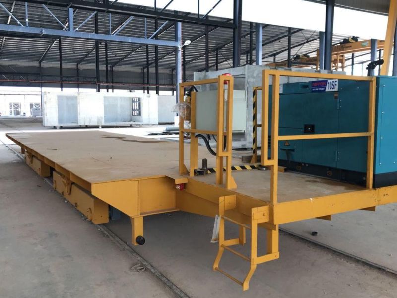 Custom Design Large Equipment Handling Motorized Heavy Duty Flatbed Rail Transfer Car