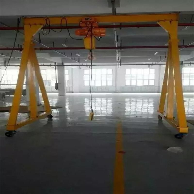 Rackless Mini Movable Gantry Crane with Electric Chain Hoist 1000kg 2000kg 5000kg 2t 5t with Low Price