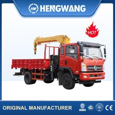 Truck Mounted Hydraulic Diesel Engine Lift Cargo Crane