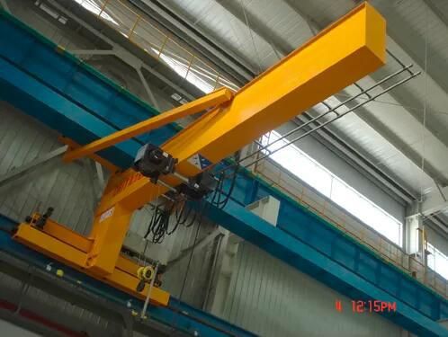 360 Degree Rotating Jib Crane Electric Floor Cantilever Movable Jib Crane with Hoist