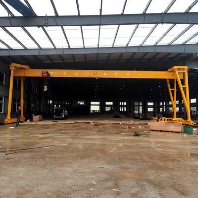 Industrial Single Girder 10 Gantry Crane with Electric Hoist and Gantry Crane Wheel Block