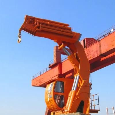 Ouco 5t Folding Boom Telescopic Marine Crane for Sale Is Suitable for Ships with Limited Space