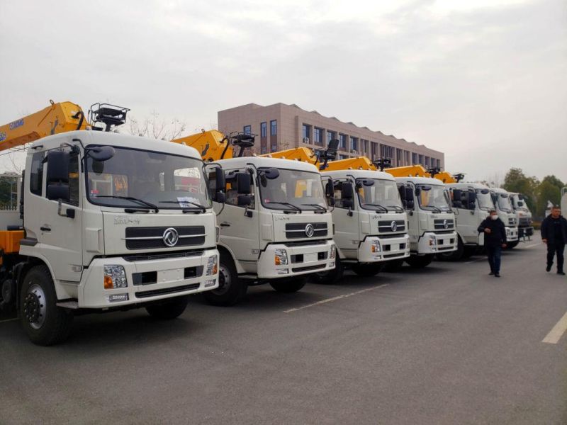 12t Crane Mounted Cargo Truck with Loading Crane