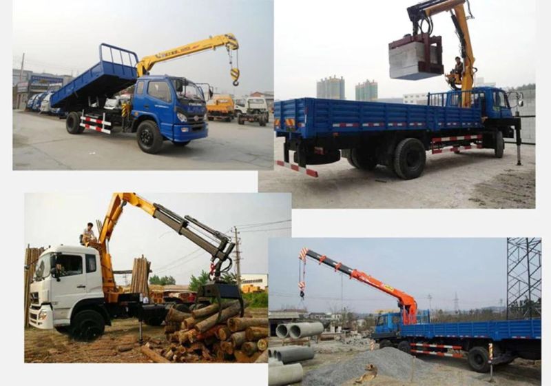 Isuzu 4*2 3 Ton Loader Folding Crane Truck
