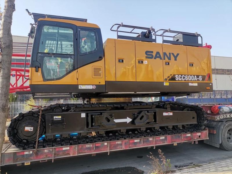 S a N Y 60 Ton Crawler Crane Scc600A-6 with 52.25m Lifting Boom