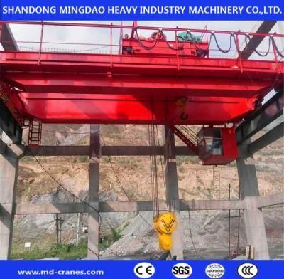 China Top Quality and Brand Cabin Controlled Type Double Girder Traveling Winch Trolley Overhead Crane with 2t, 3t, 5t to 400t Lift Capacity