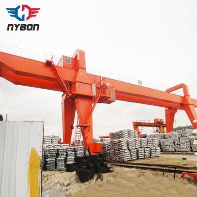 Chinese Double Girder Double Hook Gantry Crane 50/10t