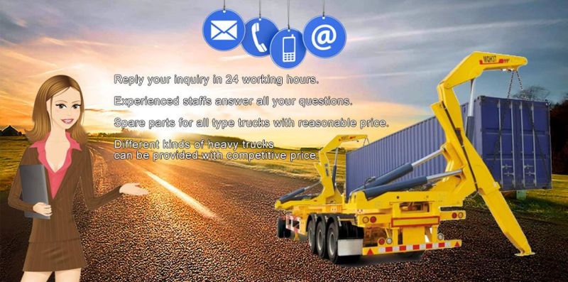 Sinotruk Selfloader 20FT 4FT Container Trailer Sidelifter Truck