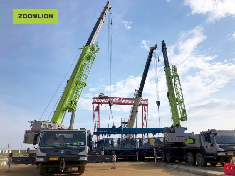 Zoomlion 60 Ton Hydraulic Mobile Crane Ztc600r532 Telescopic Boom Truck Mounted Lift Crane