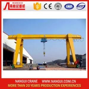 32 Ton Single/Double Girder/Beam Gantry Crane with Hook/Grab