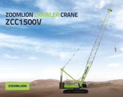 Zoomlion Zcc1500V New Product 150 T Crawler Crane with Lattice Boom