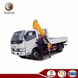 Dongfeng 2 Ton 3.2 Ton 3 Arms Knuckle Boom Truck Mounted Crane Construction Mini Crane for Sale