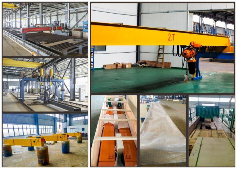 Liftor CE Certificate Europe Style Bridge Crane 1 2 3 5 10 Ton Single Girder Overhead Crane Price for Sale