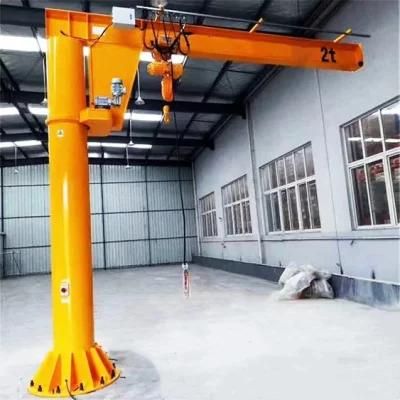Electric Hoist Pillar Mounted Jib Crane 500kg 1000kg 2000kg