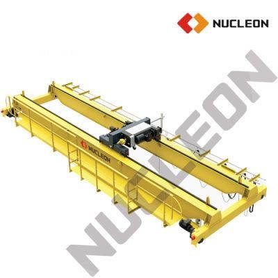 Warehouse Use Maintenance-Free 15 Ton Double Girder Overhead Crane with Hoist Trolley