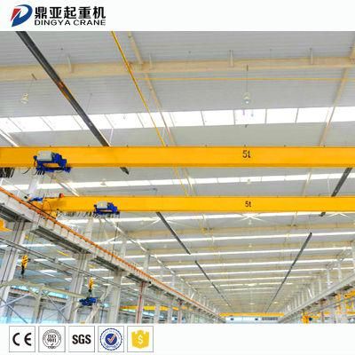 Dy Workshop Hoist Double Beam 8ton Overhead Bridge Crane