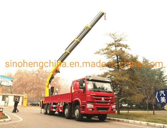 Dongfeng 8 Ton Telescopic Boom Truck Lorry Mounted Crane