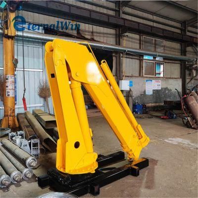 ABS BV Certified Telescopic Marine Ship Crane Deck Crane Price