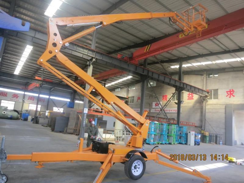 Crank Arm Trailer Mounted Boom Lift