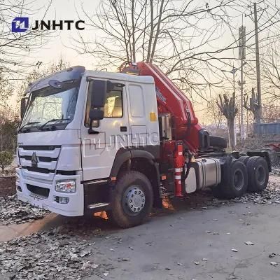 Sinotruk HOWO 6X4 11 Wheels Boom Truck Tractor with 21.5ton Sqz430A Crane for Sale
