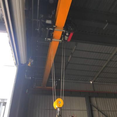 10ton Single Beam Overhead Crane with Wire Rope Electric Hoist