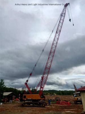 Hydraulic Crane Scc600A-6 Crawler Crane 60 Tons Lifting Capacity