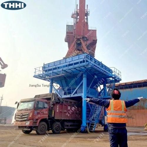 Tyre Mounted Truck Loading Hopper with Dust Control System