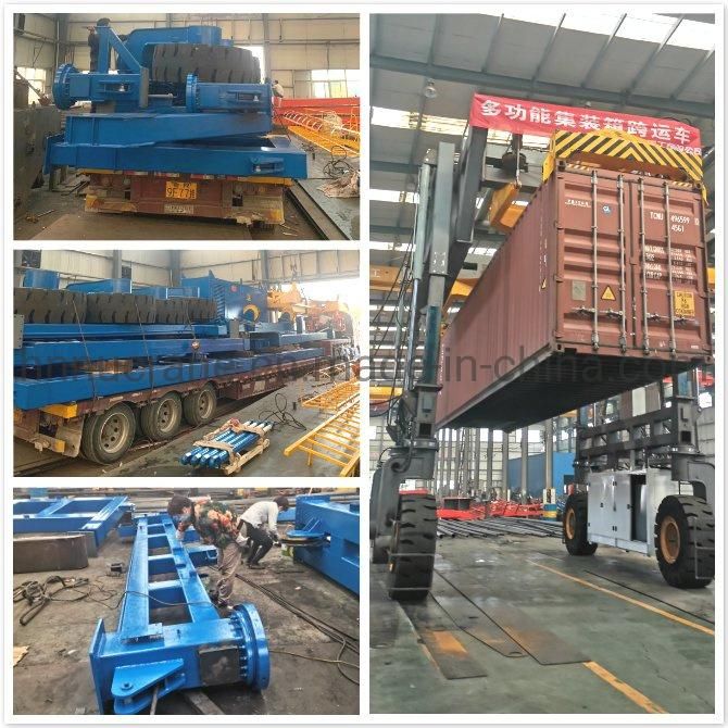 New Design Port 25 Ton Rtg Rubber Tyre Container Lifting Gantry Crane Price