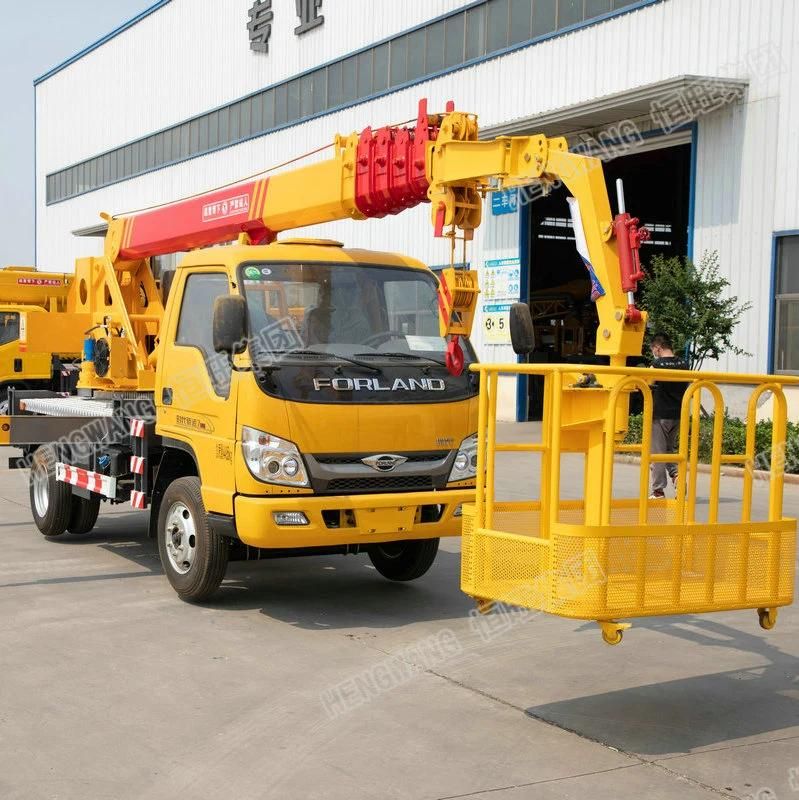 5 Tons Truck Lift Crane Car Crane Small Truck with Crane