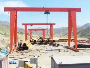 Heavy Duty Traveling Type and Fixed Type Single Girder 25 Ton Gantry Crane for Sale