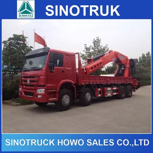 Sinotruck HOWO 6X4 Truck Mounted Mobile Crane for Sale
