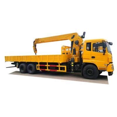 Low Price Dongfeng Tianlong Cargo Truck Mounted Crane 12 Ton Truck with Crane for Sale