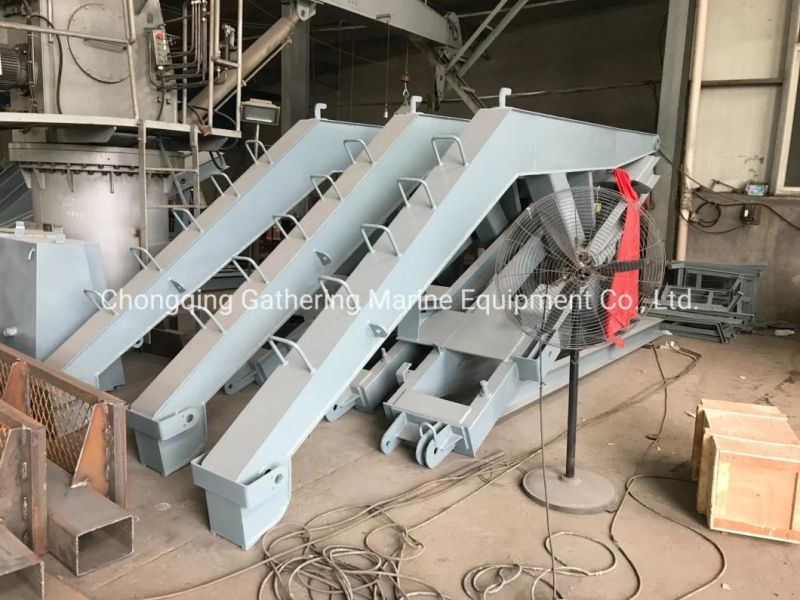 50 Kn-170 Kn Solas Gravity Luffing Arm Type Davit for Enclosed Lifeboat