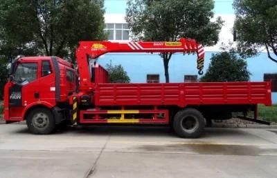 Hbqz Sq200zb4 10 Tons Hydraulic Knuckle Boom Truck Mounted Crane From Chinese Factory Made in China Cylinder