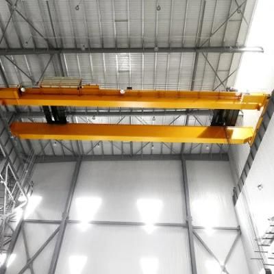 Smooth Travelling Double Beam Bridge Overhead Cranes 32ton