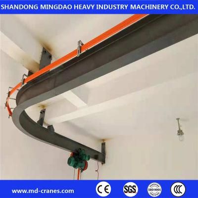 Single Beam 1t Electric Hoist Monorail Crane