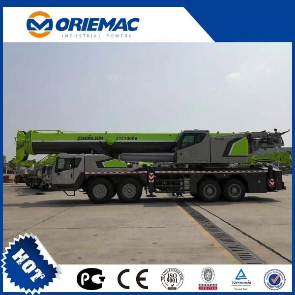 5% Discount New Zoomlion Mobile Truck Crane Ztc1000V653 100 Ton Crane Truck