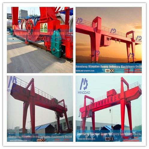 Outdoor Movable 10t Double Girder Gantry Cranes Industrial Heavy Load