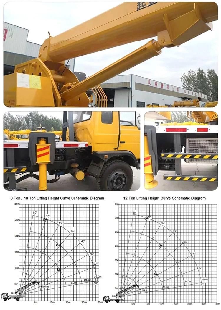 Dongfeng Truck Mounted Hydraulic Crane Small Mobile Crane Price